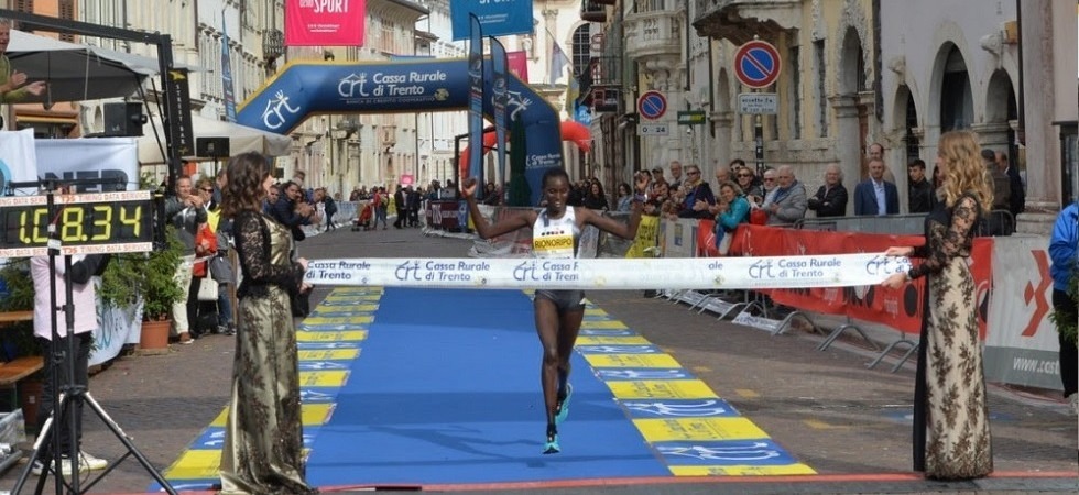 Una Trento Half Marathon da record con Tefera Mosisa e Purity Rionoripo
